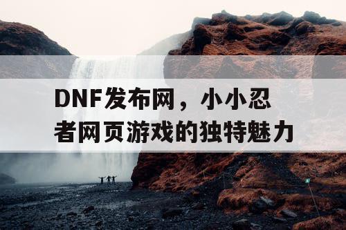 DNF发布网，小小忍者网页游戏的独特魅力