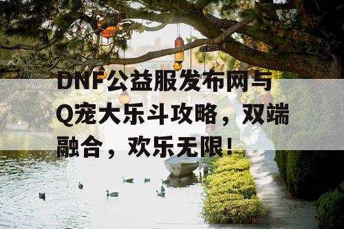 DNF公益服发布网与Q宠大乐斗攻略，双端融合，欢乐无限！